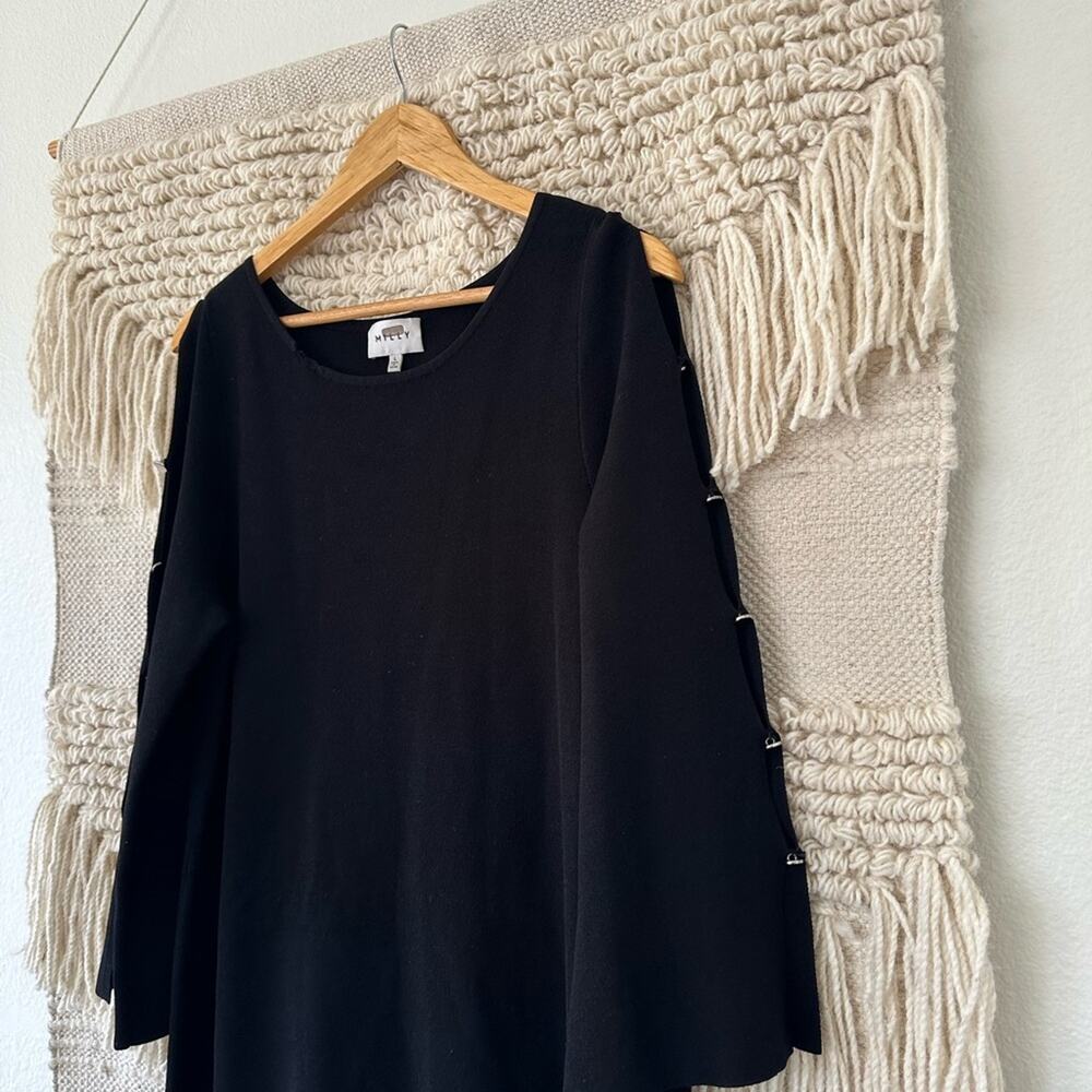 Milly Button Sleeve Dress - Picture 2 of 7